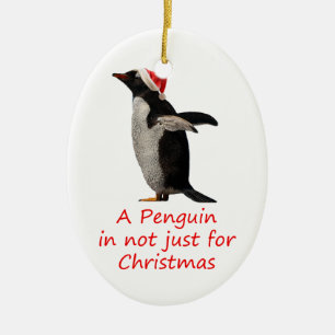 Ornement En Céramique Un pingouin n'est pas seulement pour Noël