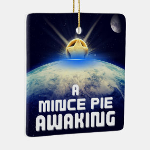 Ornement En Céramique Une Mince tarte qui se réveille