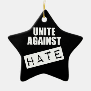Ornement En Céramique Unir contre la haine