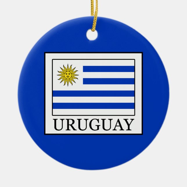 Ornement En Céramique Uruguay (Devant)