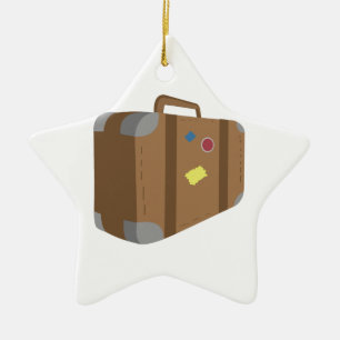 Ornement En Céramique Valise