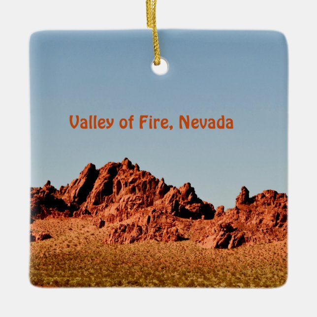 Ornement En Céramique Valley of Fire, Nevada (Devant)
