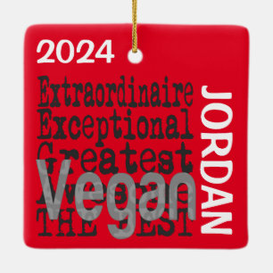 Ornement En Céramique Vegan Extraordinaire CUSTOM