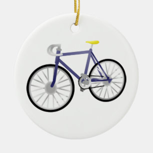 Ornement En Céramique Vélo