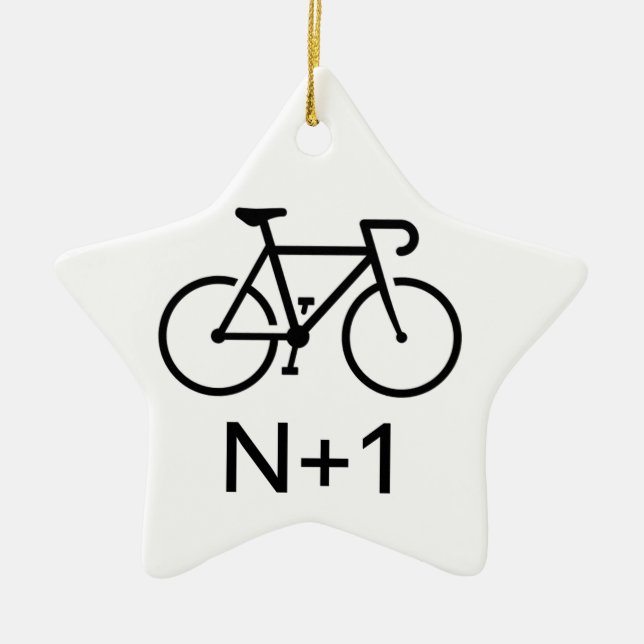 Ornement En Céramique Vélo N+1 (Devant)