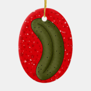 Ornement En Céramique VENDRE Noël Pickle Legend
