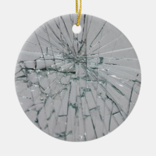 Ornement En Céramique Verre cassé
