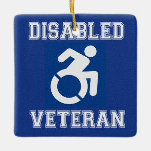 Ornement En Céramique Vétérinaire handicapé