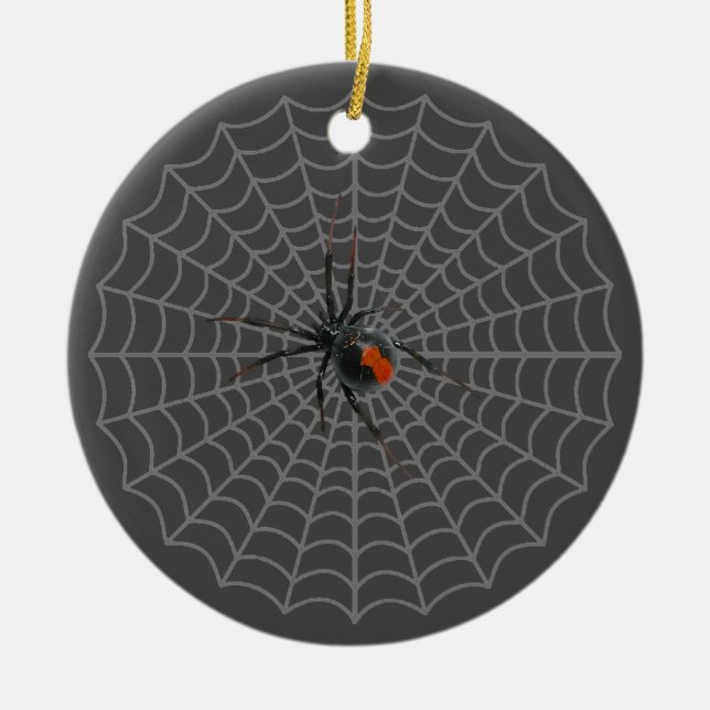 Ornement En Céramique Veuve noire (Devant)