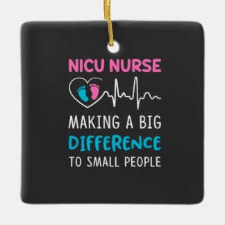 Ornement En Céramique Vie infirmière | Nicu Nurse