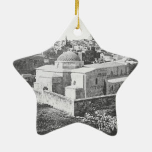 Ornement En Céramique Vieille ville de Jérusalem, CA 1890