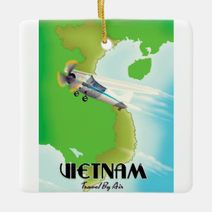 Ornement En Céramique Viêt Nam par Air, tirage vacances.