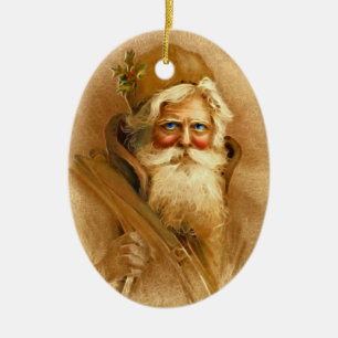 Ornement En Céramique Vieux Monde le père noël victorien