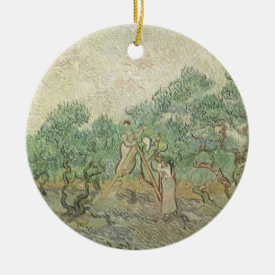 Ornement En Céramique Vincent van Gogh - Cueillette des olives