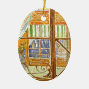 Ornement En Céramique Vincent van Gogh - La devanture d'une boucherie