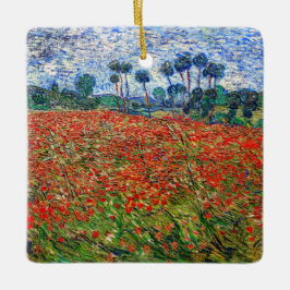 Ornement En Céramique Vincent van Gogh - Poppy Field