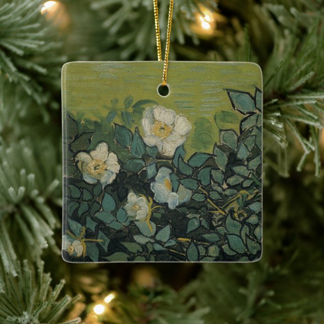 Ornement En Céramique Vincent van Gogh - Roses sauvages (Arbre)
