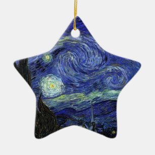 Ornement En Céramique Vincent van Gogh, Starry Night