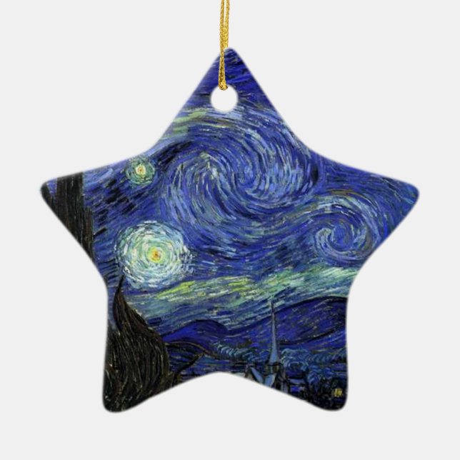 Ornement En Céramique Vincent van Gogh, Starry Night (Devant)