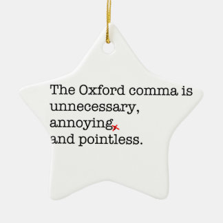 Ornement En Céramique Virgule d'Anti-Oxford