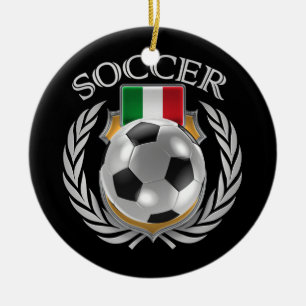 Ornement En Céramique Vitesse de fan du football 2016 de l'Italie