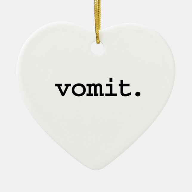 Ornement En Céramique vomi (Devant)