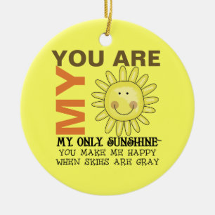 Ornement En Céramique Vous êtes mon soleil