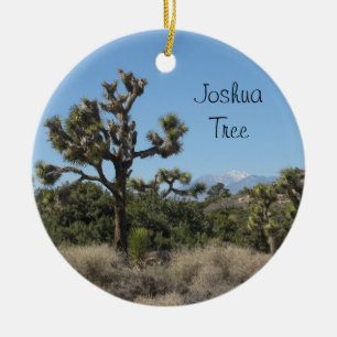 Ornement En Céramique Vue d'arbre de Joshua