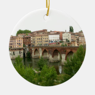 Ornement En Céramique Vue du vieux pont (photo)