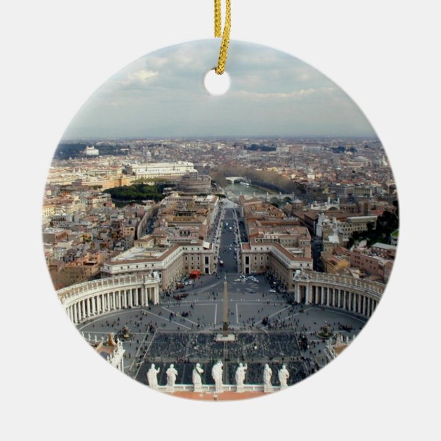 Ornement En Céramique Vues de la basilique de St Peter (Devant)