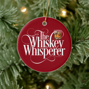 Ornement en céramique Whiskey Whisperer