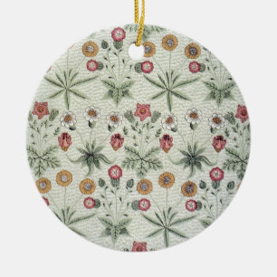Ornement En Céramique William Morris Daisy Floral Fond d'écran Motif