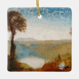 Ornement En Céramique William Turner - Lac Nemi