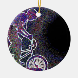 Ornement En Céramique WillieBMX l'ornement rougeoyant de bord