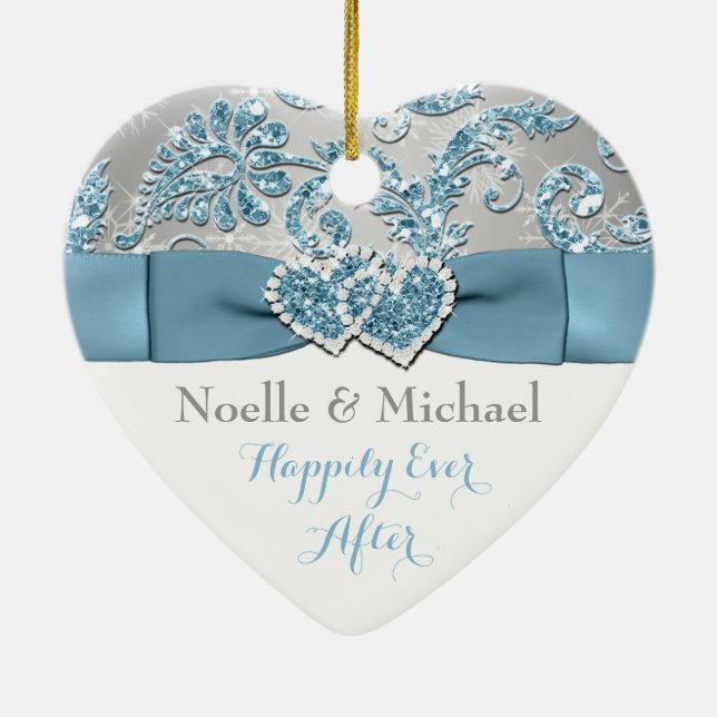 Ornement En Céramique Winter Wonderland 1er Noël Keepsaké Orament (Dos)