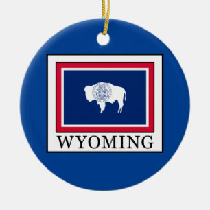 Ornement En Céramique Wyoming