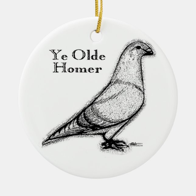 Ornement En Céramique Ye Olde Homer (Devant)