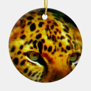 Ornement En Céramique Yeux de jaguar