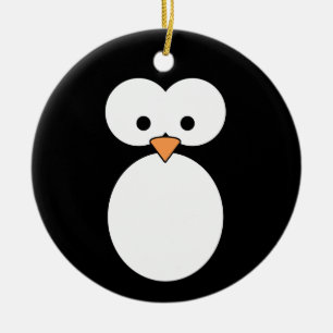 Ornement En Céramique Yeux de pingouin