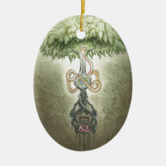 Ornement En Céramique Yggdrasil