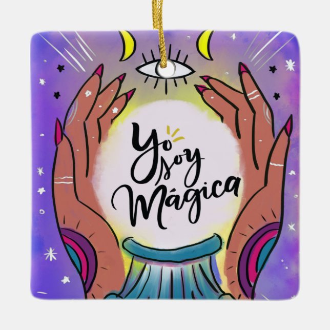 Ornement En Céramique Yo Soy Magia (Devant)