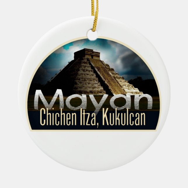 Ornement En Céramique YUCATAN Mexique (Devant)
