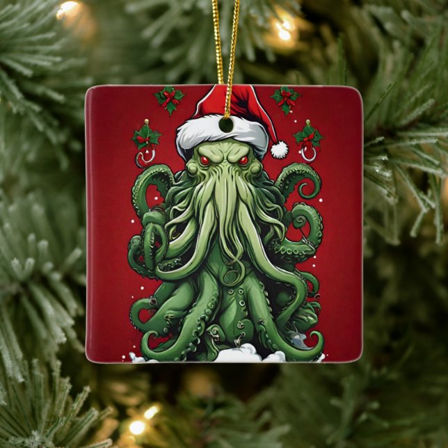 Ornement En Céramique Yuletide de Cthulhu : Noël terrifiant (Arbre)