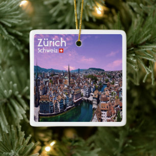 Ornement En Céramique zCH021 ZURICH Suisse,
