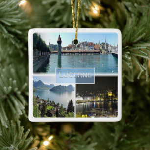 Ornement En Céramique zCH043 LUCERNE Suisse,