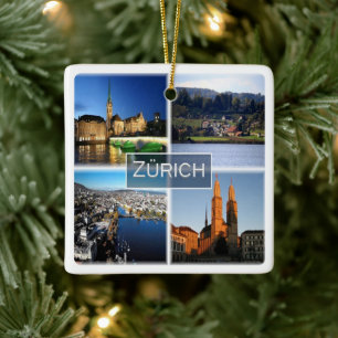 Ornement En Céramique zCH046 ZURICH Suisse,