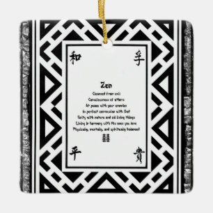 Ornement En Céramique Zen
