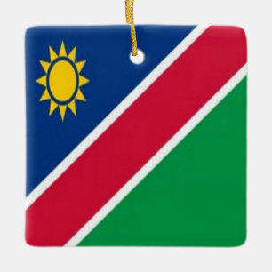 Ornement En Céramique zNA001 NAMIBIE, drapeau, Afrique,