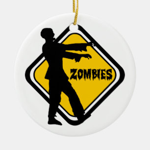 Ornement En Céramique Zombis de précaution