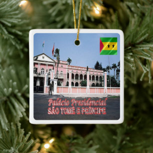 Ornement En Céramique zST006 SAO TOMÈ Le Palais Présidentiel,